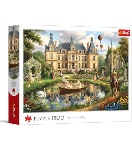 Amazon.com: Trefl - Palace by the Water - 1500-piece Puzzle - DIY